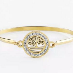 💛Tree of Life💛 Bangle (gold tone Stainless Steel